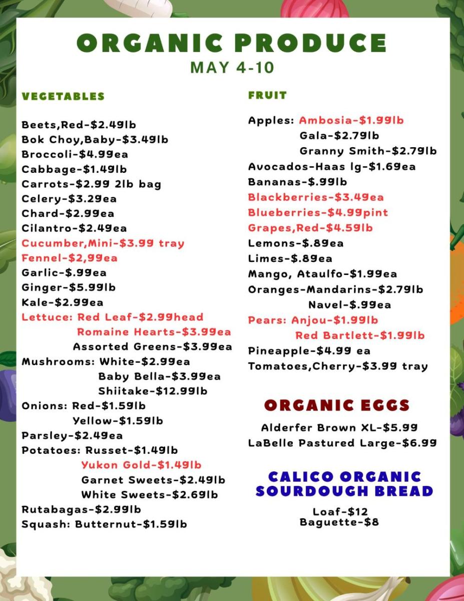 produce sale