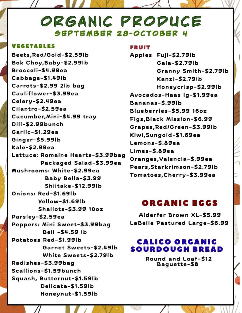 produce sale