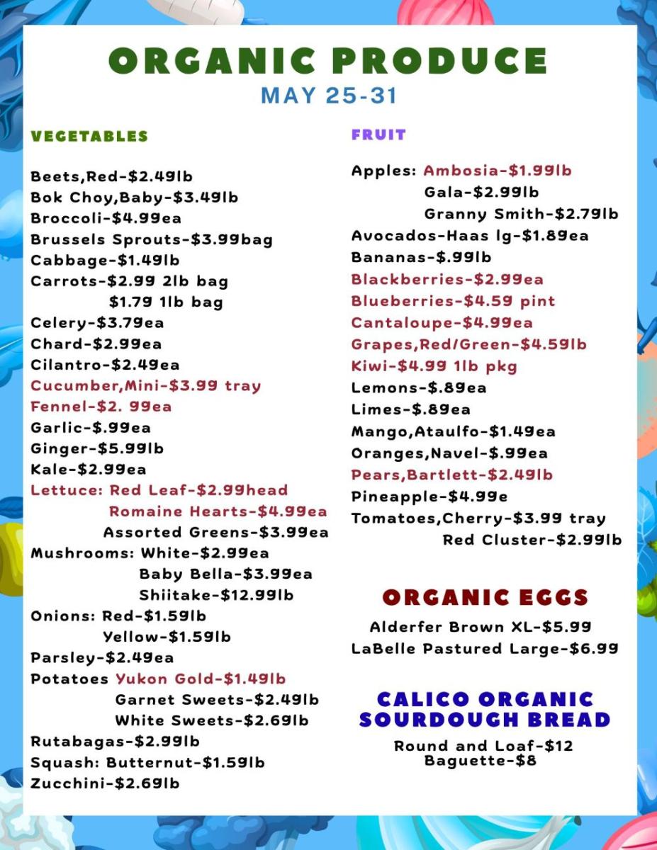 produce sale