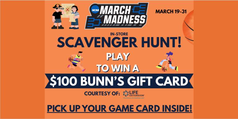 March Madness Scavenger Hunt